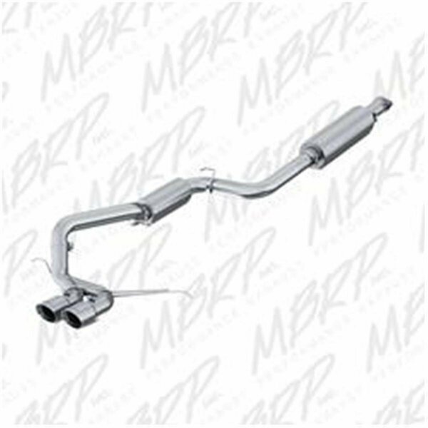 Powerplay 2013-2017 Ford Focus St 2.0L Ecoboost 3 in. Cat Back Exhaust - Aluminum PO3639330